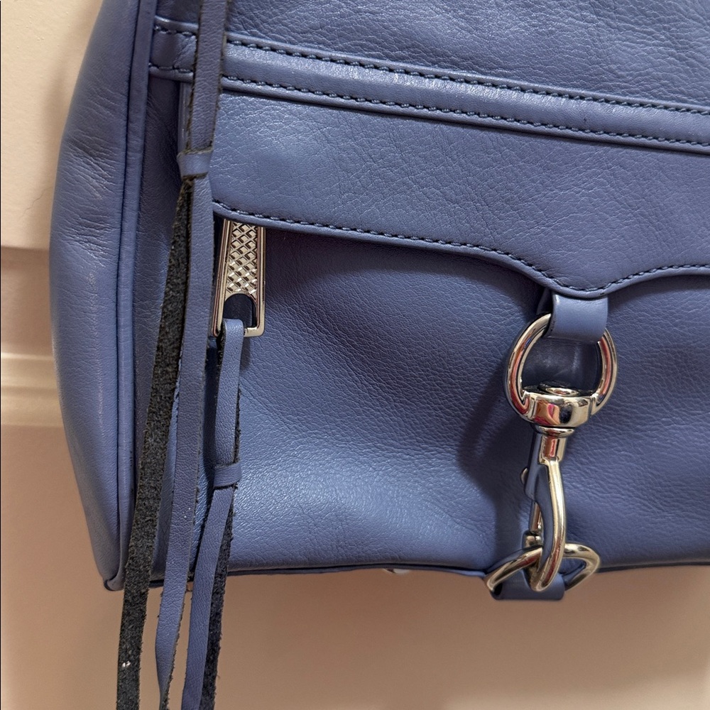 Rebecca Minkoff Light Blue Mini Mac Crossbody